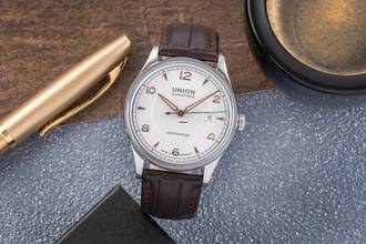 Thumbnail von Union Glashütte Noramis Stahl Automatik Herrenuhr Ref. D016.407.16.037.01 B&P