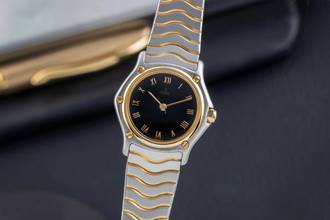 Thumbnail von Ebel Sport Classique Lady Black Dial Stahl / Gold Damenuhr Ref. 1057901