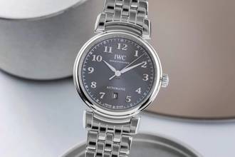  IWC Da Vinci Automatic Schaffhausen Da Vinci Automatik Datum Stahl Herrenuhr Ref. IW356602 