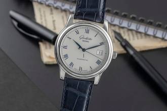 Thumbnail von Glashütte Original Senator Automatik Edelstahl Automatik Herrenuhr Ref. 39-11-02-03-04 Klassiker