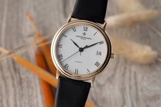 Thumbnail von Vacheron Constantin Patrimony 18K (0,750) Gold Ref. 47014/000J-3 Papiere 1998