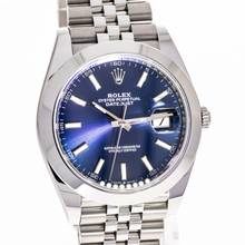 Thumbnail von Rolex Datejust 41 Blue Jubilee – 126300 – like NEW – 2022 Full Set