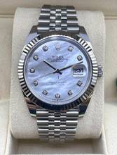 Thumbnail von Rolex Datejust 41 M.O.P Diamond Dial Jubilee Discontinued FULL SET-BOX AND PAPERS LIKE NEW y:2021 first buying receipt