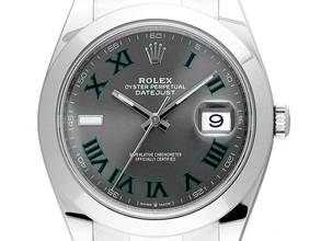  Rolex Datejust 41 Wimbledon Ref.126300 2024 Full Set Ungetragen 