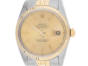  Rolex Datejust 36 open 6/9 Ref.16013 1982 Full LC 100 Set sehr gut Vintage 
