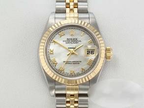 Thumbnail von Rolex Lady-Datejust Edelstahl Gelbgold 750 Perlmutt Automatik Gold Stahl Damen