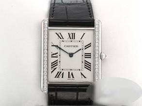 Thumbnail von Cartier Tank Louis Cartier Xl Weissgold 750 Diamanten 2020 Wt200006 Handaufzug 18kt White Gold