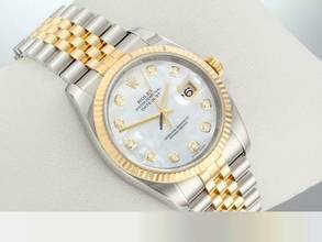 Thumbnail von Rolex Datejust 36 36mm 116233 Perlmutt Diamanten Stahl Gelbgold 750 Automatik Stainless Steel 18kt Yellow Gold Jubilé-band Chronometer Oyster