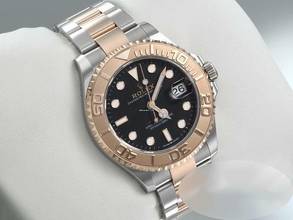 Thumbnail von Rolex Yacht-Master 37 37mm 268621 2019 Edelstahl Roségold 750 Automatik Stainless Steel 18kt Rose Gold Oyster-band Chronometer Black Dial