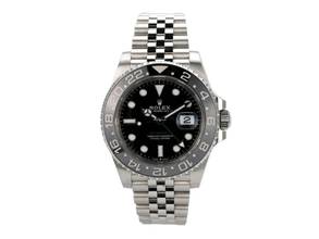  Rolex GMT-Master II Edelstahl Ref. 126710GRNR Jubile-Band 