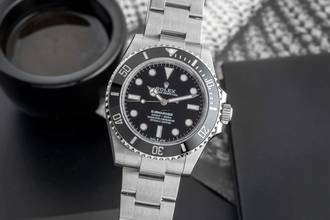  Rolex Submariner (No Date) Stahl Automatik Herrenuhr Ref. 124060 Box & Papiere 2025 