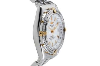 Thumbnail von Breitling Windrider Wings Stahl / Gold Automatik Herrenuhr Ref. B10350 B&P 2001