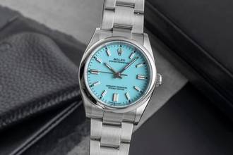 Thumbnail von Rolex Oyster Perpetual 36 Tiffany Automatik Stahl Herren Ref. 126000 B&P 2023