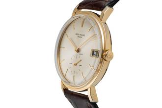 Thumbnail von Patek Philippe Calatrava 18K (0,750) Gold Automatik Ref. 3445 Vintage Klassiker