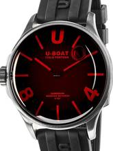  U-Boat 9305 Darkmoon SS Red Glass Herrenuhr 40mm 5ATM 