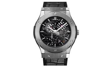 Thumbnail von Hublot Classic Fusion Ultra-Thin Skeleton 45MM Titanium Like New - 515.NX.0170.LR
