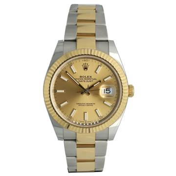  Rolex Datejust 41 Ref.126333 Champagne Index 2021 Full Set 