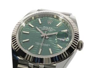 Thumbnail von Rolex Datejust 41 LC100 - UNGETRAGEN - grünes Fluted-Motif Dial-Jubilee