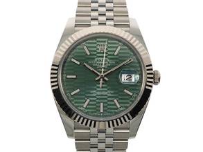 Thumbnail von Rolex Datejust 41 LC100 - UNGETRAGEN - grünes Fluted-Motif Dial-Jubilee