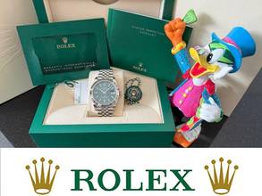 Thumbnail von Rolex Datejust 41 LC100 - UNGETRAGEN - grünes Fluted-Motif Dial-Jubilee