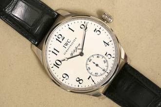 Thumbnail von IWC Portugieser Handaufzug F.a. Jones Portuguese Limited Edition 80/500 PLATINUM