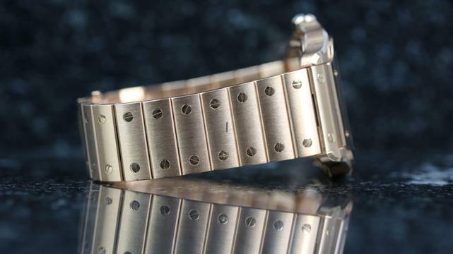  Cartier Santos De Cartier Skeleton Rosé - Good Condition - First Invoice - Fullset - 2023 