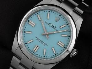 Thumbnail von Rolex Oyster Perpetual 41 Tiffany Ref.124300 Full Set wie Neu Vintage