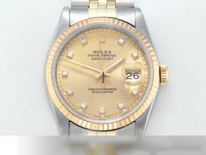  Rolex Datejust 36 36mm 16233 Edelstahl Gelbgold 750 Automatik Stainless Steel 18kt Yellow Gold Jubilé-band Chronometer Oyster 