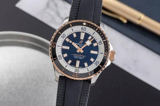  Breitling Superocean 42 Stahl / Gold Automatik Ref. U17375211B1S1 