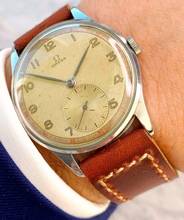  Omega Classic Oversize Jumbo Vintage Handwinding 2181 Two Tone Dial 2181 