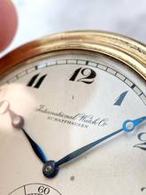 Thumbnail von IWC Pocket Watch Doppelmantel Vollgold Solid Gold Pocket Watch Taschenuhr