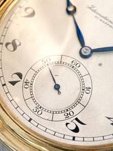 Thumbnail von IWC Pocket Watch Doppelmantel Vollgold Solid Gold Pocket Watch Taschenuhr