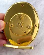 Thumbnail von Jaeger-LeCoultre Table Clock Tischuhr Table Clock Lapis Dial Serviced (480 Euro) with Alarm Wecker Memovox