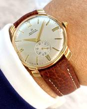 Thumbnail von Rolex Precision Very Rare Precision Vintage Rosegold 35mm Fancy Lugs ref 4118 Pink Gold 4118
