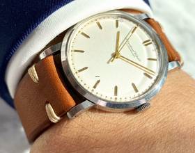 Thumbnail von IWC Vintage Bauhaus Design 35mm Steel Handwinding