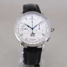 Thumbnail von Glashütte Original Senator Chronograph Panoramadatum Panorama Date Platin Ø 42 mm ungetragen Full Set