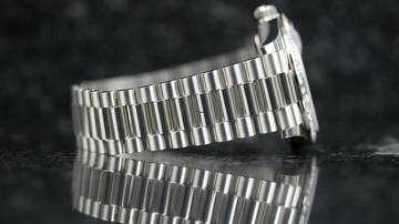  Rolex Day-Date 40 Platin Baguette TBR - Top Condition - Fullset - 02/2021 