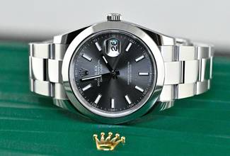 Thumbnail von Rolex Datejust 41 126300 | Full Set + invoice 10/25 | unworn | Slate Dial