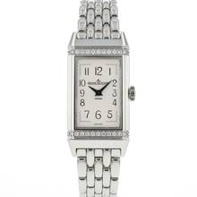  Jaeger-LeCoultre Reverso One Quartz Diamonds White Arabic Dial 