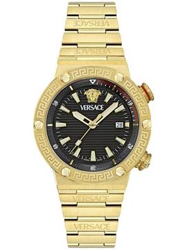  Versace VE8G00624 Herrenuhr Greca Logo Diver 43mm 10ATM 