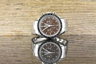  Omega Speedmaster Professional Moonwatch Chocolate / Sapphire - Full Set 
