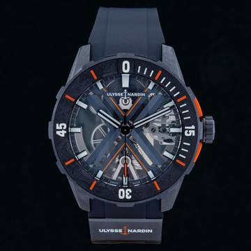 Ulysse Nardin Diver X Skeleton 44mm Titanium 3723-170LE-3A-BLUE/3A New never worn Full Set Spezial Edition limitiert auf 175 Stück