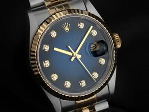 Thumbnail von Rolex Datejust 36 Diamanten Ref.16233 1996 Full Set sehr gut Vintage