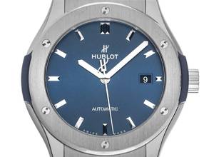 Thumbnail von Hublot Classic Fusion Blue Titan Ref.542.NX.7170.RX 2025 Full Set Ungetragen