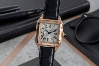Thumbnail von Cartier Santos Dumont 18k Rotgold Quarz Damenuhr WGSA0022 4212