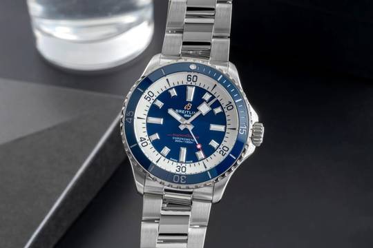 Breitling Superocean 42 Stahl Automatik Herrenuhr Ref A17375E71C1A1 