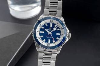  Breitling Superocean 42 Stahl Automatik Herrenuhr Ref A17375E71C1A1 