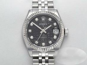 Thumbnail von Rolex Datejust 31 31mm 178274 2013 Stahl Weissgold 750 Diamanten Automatik Stainless Steel 18kt White Gold Jubilé-band Chronometer Oyster Black Dial