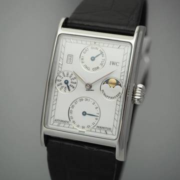  IWC Novecento Perpetual Calendar 3545 Platinum 950 Box+papers RARE Full Set 