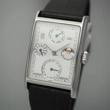 Thumbnail von IWC Novecento Perpetual Calendar 3545 Platinum 950 Box+papers RARE Full Set